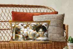 Sierkussens - Kussentjes Woonkamer - 50x30 Cm - Kunst - Oude Meesters - Lijsten - Goud -Pillowmonkey 1200x800 2005