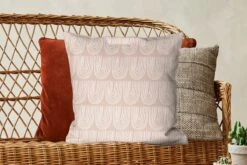 Kussenhoes 50x50 Cm - Zomer - Bogen - Wit - Katoen / Polyester - Voor Binnen -Pillowmonkey 1200x800 204