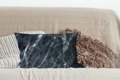 Sierkussens - Kussen - Marmer Textuur Wit Op Zwart - 50x30 Cm - Kussen Van Katoen -Pillowmonkey 1200x800 2066