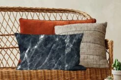 Sierkussens - Kussen - Marmer Textuur Wit Op Zwart - 50x30 Cm - Kussen Van Katoen -Pillowmonkey 1200x800 2067