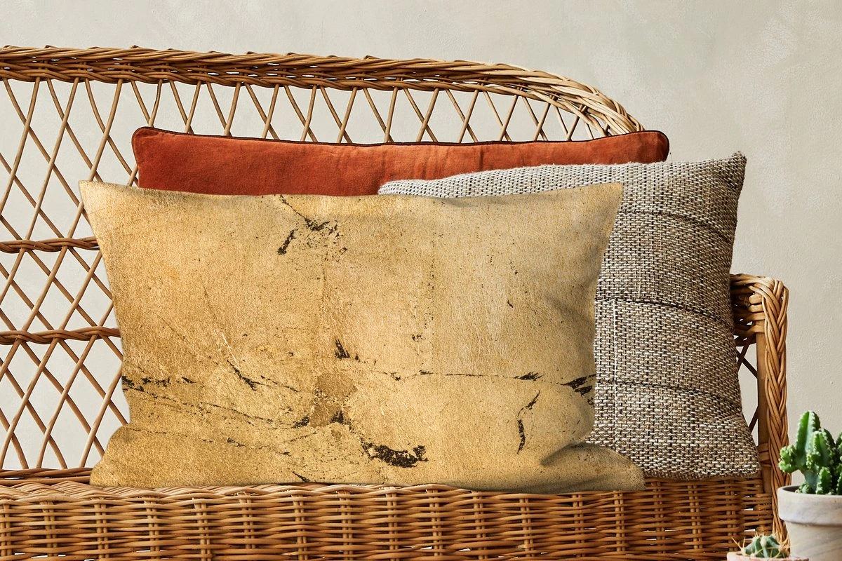 Sierkussens - Kussentjes Woonkamer - 60x40 Cm - Goud - Geel - Muur 4 Sierkussens - Kussentjes Woonkamer - 60x40 Cm - Goud - Geel - Muur - Afbeelding 2