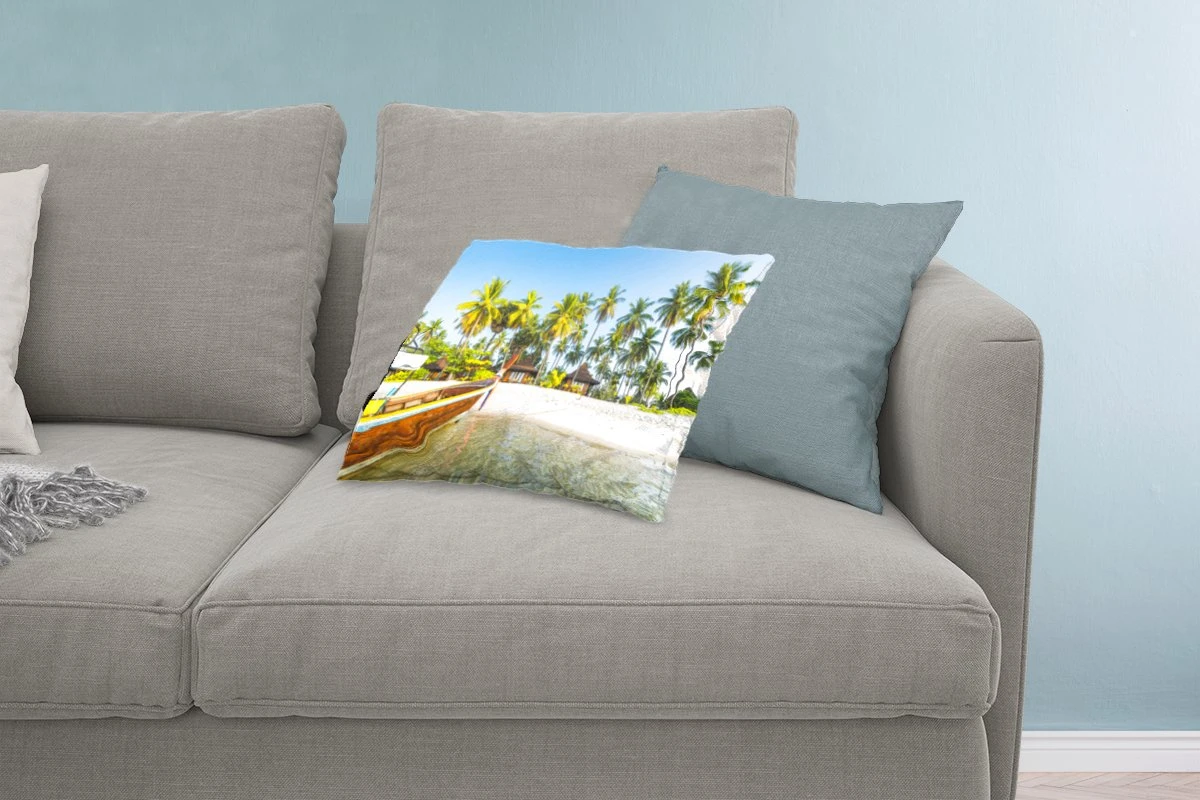 Sierkussens - Kussen - Een Boot Bij Een Tropisch Strand In Het Aziatische Thailand - 60x40 Cm - Kussen Van Katoen 13 Sierkussens - Kussen - Een Boot Bij Een Tropisch Strand In Het Aziatische Thailand - 60x40 Cm - Kussen Van Katoen - Afbeelding 11