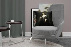 Sierkussens - Kussen - Het Huwelijksportret Van Oopjen - Coppit - Schilderij Van Rembrandt Van Rijn - 45x45 Cm - Kussen Van Katoen 10 Sierkussens - Kussen - Het Huwelijksportret Van Oopjen - Coppit - Schilderij Van Rembrandt Van Rijn - 45x45 Cm - Kussen Van Katoen -Pillowmonkey 1200x800 2110