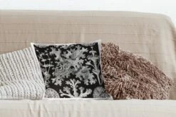 Sierkussens - Kussentjes Woonkamer - 40x40 Cm - Mos - Botanisch - Vintage - Zwart Wit - Schimmel Tekening -Pillowmonkey 1200x800 2150