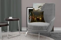 Sierkussens - Kussen - De Nachtwacht - Schilderij Van Rembrandt Van Rijn - 40x40 Cm - Kussen Van Katoen -Pillowmonkey 1200x800 2159