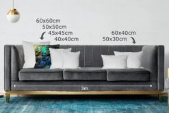 Sierkussens - Kussentjes Woonkamer - 50x50 Cm - Veren - Pauwveren - Pauw - Blauw - Kunst -Pillowmonkey 1200x800 2185