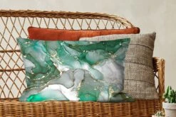 Sierkussens - Kussentjes Woonkamer - 60x40 Cm - Goud - Marmer - Groen - Luxe - Marmerlook - Grijs -Pillowmonkey 1200x800 2239