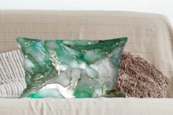 Sierkussens - Kussentjes Woonkamer - 60x40 Cm - Goud - Marmer - Groen - Luxe - Marmerlook - Grijs -Pillowmonkey 1200x800 2241
