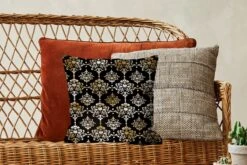 Sierkussens - Kussentjes Woonkamer - 40x40 Cm - Patronen - Barok - Goud - Zwart -Pillowmonkey 1200x800 2256