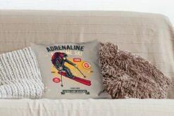 Sierkussens - Kussentjes Woonkamer - 40x40 Cm - Ski - Sport - Vintage -Pillowmonkey 1200x800 2263