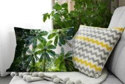 Sierkussens - Kussen - Bomen En Bladeren In Jungle - 60x40 Cm - Kussen Van Katoen -Pillowmonkey 1200x800 2270