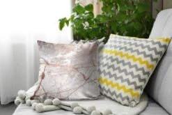 Sierkussens - Kussentjes Woonkamer - 40x40 Cm - Marmer - Oud Roze - Roze -Pillowmonkey 1200x800 2295