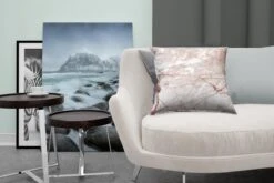 Sierkussens - Kussentjes Woonkamer - 40x40 Cm - Marmer - Oud Roze - Roze -Pillowmonkey 1200x800 2297