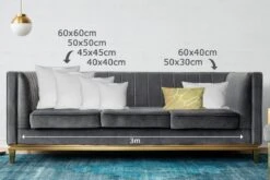 Sierkussens - Kussentjes Woonkamer - 50x30 Cm - Gouden Golven Op Een Groene Achtergrond -Pillowmonkey 1200x800 2303