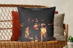 Sierkussens - Kussentjes Woonkamer - 60x60 Cm - De Nachtwacht - Schilderij Van Rembrandt Van Rijn -Pillowmonkey 1200x800 2310