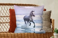 Sierkussen - Paard Zee - Bruin - 60 Cm X 60 Cm -Pillowmonkey 1200x800 2328