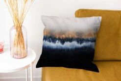 Sierkussens - Kussentjes Woonkamer - 45x45 Cm - Abstract - Goud - Luxe - Blauw -Pillowmonkey 1200x800 2393