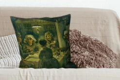 Sierkussens - Kussentjes Woonkamer - 60x60 Cm - De Aardappeleters - Vincent Van Gogh -Pillowmonkey 1200x800 2442