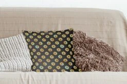 Sierkussens - Kussentjes Woonkamer - 40x40 Cm - Patronen - Bloemen - Goud -Pillowmonkey 1200x800 2453