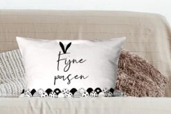 Sierkussens - Kussentjes Woonkamer - 60x40 Cm - Quotes - Spreuken - Fijne Pasen - Pasen -Pillowmonkey 1200x800 2457