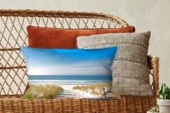 Sierkussens - Kussentjes Woonkamer - 50x30 Cm - Strand - Zee - Duin - Zand - Zomer -Pillowmonkey 1200x800 2469