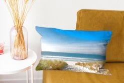 Sierkussens - Kussentjes Woonkamer - 50x30 Cm - Strand - Zee - Duin - Zand - Zomer -Pillowmonkey 1200x800 2470