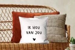 Sierkussens - Kussentjes Woonkamer - 40x40 Cm - Spreuken - Ik Hou Van Jou - Quotes -Pillowmonkey 1200x800 2473