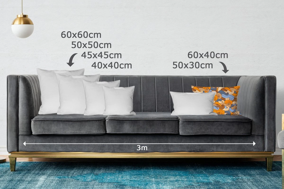 Kussenhoes 60x40 Cm - Vintage - Japans - Patronen - Katoen / Polyester - Voor Binnen 8 Kussenhoes 60x40 Cm - Vintage - Japans - Patronen - Katoen / Polyester - Voor Binnen - Afbeelding 6