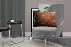 Sierkussens - Kussen - Het Bruine Leder Van Een Krokodil - 60x40 Cm - Kussen Van Katoen -Pillowmonkey 1200x800 2539