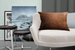 Sierkussens - Kussen - Het Bruine Leder Van Een Krokodil - 60x40 Cm - Kussen Van Katoen -Pillowmonkey 1200x800 2540