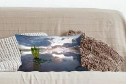 Kussenhoes 50x30 Cm - Zee - Waddeneilanden - Lucht - Katoen / Polyester - Voor Binnen -Pillowmonkey 1200x800 256