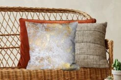 Sierkussens - Kussentjes Woonkamer - 45x45 Cm - Marmer - Goud - Grijs -Pillowmonkey 1200x800 2565