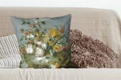 Kussenhoes 60x60 Cm - Bloemen - Oude Meesters - Barok - Katoen / Polyester - Voor Binnen -Pillowmonkey 1200x800 260