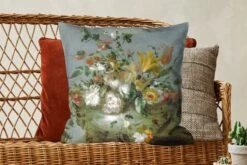 Kussenhoes 60x60 Cm - Bloemen - Oude Meesters - Barok - Katoen / Polyester - Voor Binnen -Pillowmonkey 1200x800 261