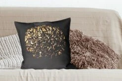 Sierkussens - Kussentjes Woonkamer - 50x50 Cm - Bloemen - Bladeren - Goud 20 Sierkussens - Kussentjes Woonkamer - 50x50 Cm - Bloemen - Bladeren - Goud -Pillowmonkey 1200x800 2619