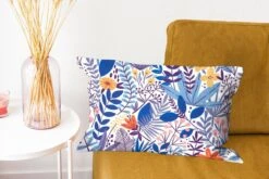 Sierkussens - Kussentjes Woonkamer - 50x30 Cm - Zomer - Bladeren - Planten - Patronen -Pillowmonkey 1200x800 2630