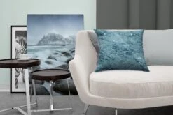 Sierkussens - Kussentjes Woonkamer - 40x40 Cm - Marmer - Blauw - Patronen -Pillowmonkey 1200x800 2653