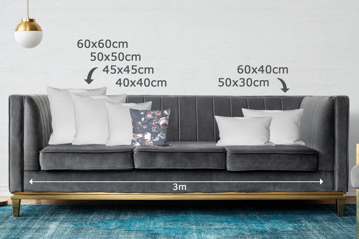 Kussenhoes 40x40 Cm - Bloemen - Tuin - Blauw - Katoen / Polyester - Voor Binnen 8 Kussenhoes 40x40 Cm - Bloemen - Tuin - Blauw - Katoen / Polyester - Voor Binnen - Afbeelding 6