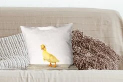 Sierkussens - Kussen - Eendje Dierenprint - 45x45 Cm - Kussen Van Katoen -Pillowmonkey 1200x800 2663