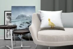 Sierkussens - Kussen - Eendje Dierenprint - 45x45 Cm - Kussen Van Katoen -Pillowmonkey 1200x800 2665