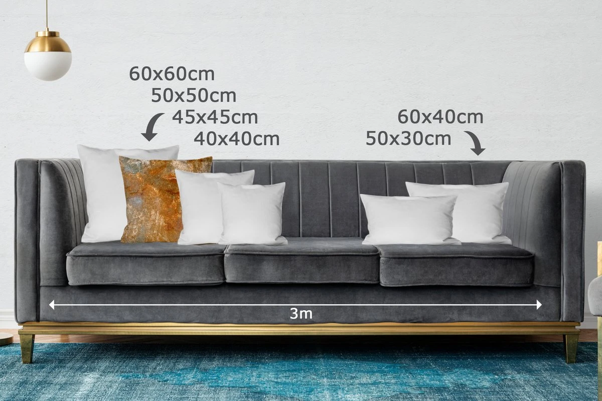 Sierkussens - Kussentjes Woonkamer - 50x50 Cm - Roest - Goud - Brons 5 Sierkussens - Kussentjes Woonkamer - 50x50 Cm - Roest - Goud - Brons - Afbeelding 3