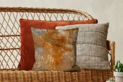 Sierkussens - Kussentjes Woonkamer - 40x40 Cm - Roest - Goud - Brons -Pillowmonkey 1200x800 2711