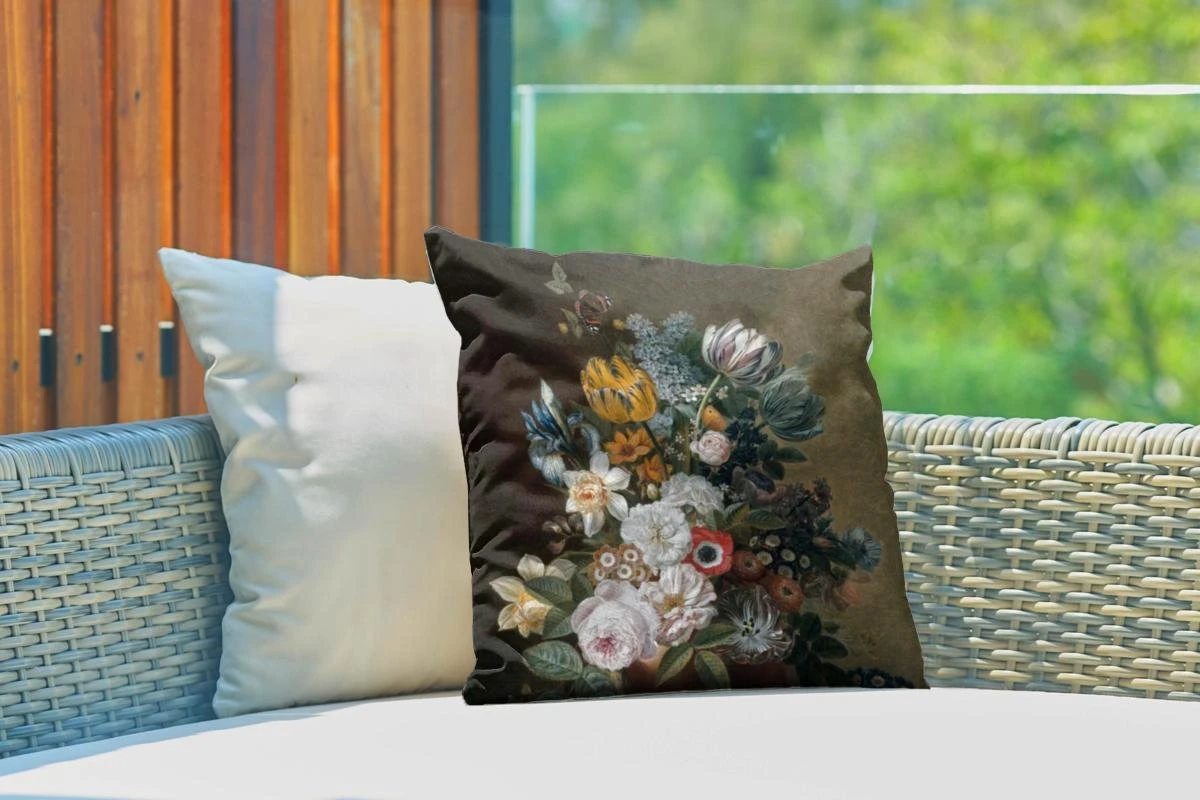 Buitenkussens - Tuin - Stilleven Met Bloemen - Schilderij Van Eelke Jelles Eelkema - 40x40 Cm 5 Buitenkussens - Tuin - Stilleven Met Bloemen - Schilderij Van Eelke Jelles Eelkema - 40x40 Cm - Afbeelding 3