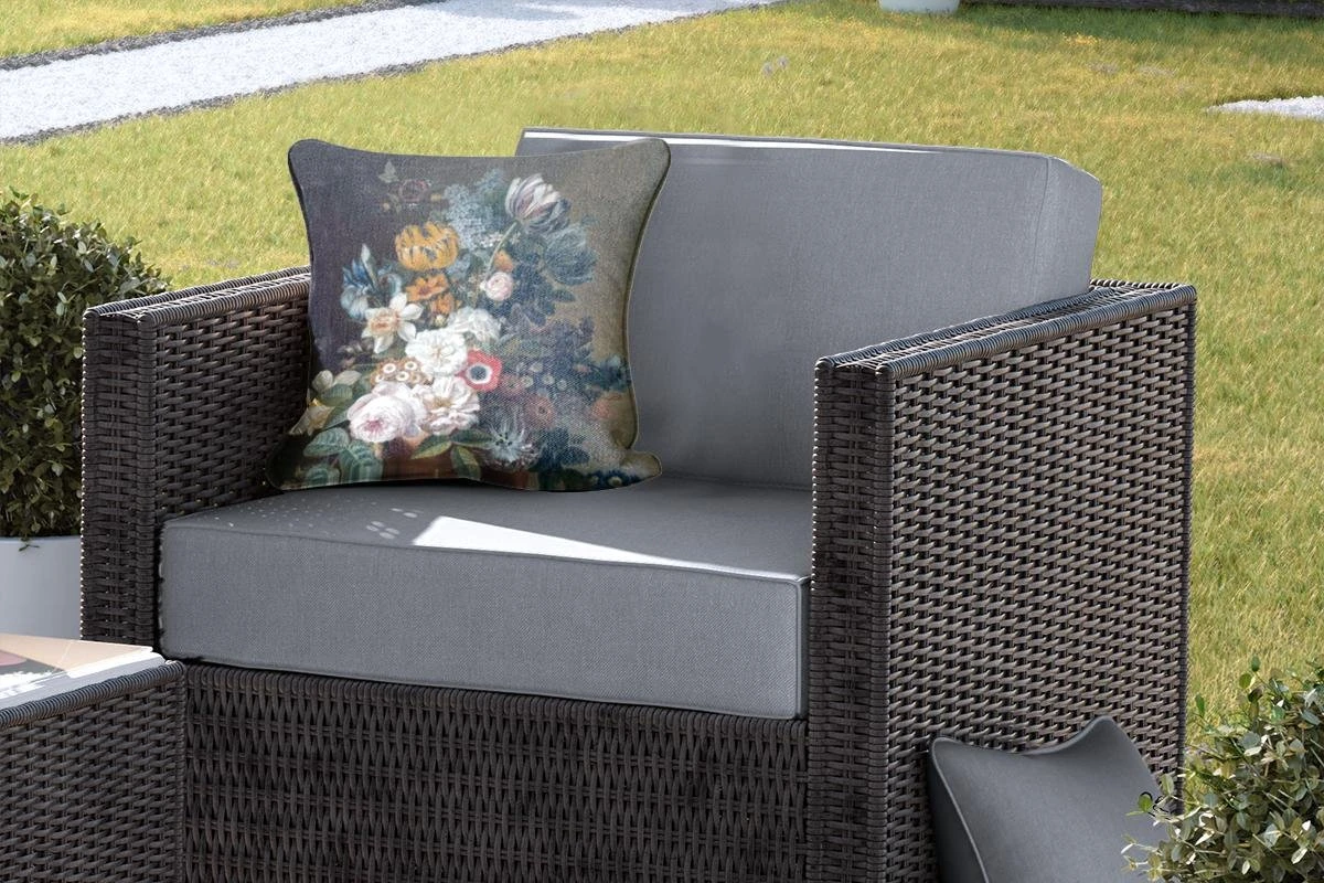 Buitenkussens - Tuin - Stilleven Met Bloemen - Schilderij Van Eelke Jelles Eelkema - 40x40 Cm 7 Buitenkussens - Tuin - Stilleven Met Bloemen - Schilderij Van Eelke Jelles Eelkema - 40x40 Cm - Afbeelding 5