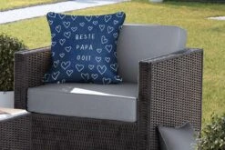 Buitenkussen Weerbestendig - Papa - Quote - Vaderdag - 50x50 Cm -Pillowmonkey 1200x800 2794