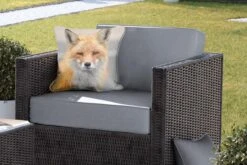 Buitenkussens - Tuin - Portretfoto Rode Vos - 40x40 Cm -Pillowmonkey 1200x800 2874