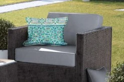 Sierkussen Marokkaanse Mozaïek Voor Buiten - Een Traditionele Marokkaanse Mozaïekdecoratie - 50x30 Cm - Rechthoekig Weerbestendig Tuinkussen / Tuinmeubelkussen Van Polyester -Pillowmonkey 1200x800 2937