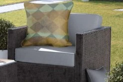 Sierkussen Buiten - Patroon - Vierkant - Groen - 60x60 Cm - Weerbestendig -Pillowmonkey 1200x800 2953