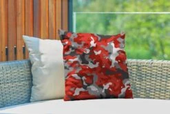 Buitenkussens - Tuin - Rood Met Grijs Camouflage Patroon - 45x45 Cm 9 Buitenkussens - Tuin - Rood Met Grijs Camouflage Patroon - 45x45 Cm -Pillowmonkey 1200x800 2987
