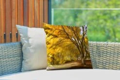 Buitenkussens - Tuin - Gele Bladeren In De Bossen Van Het Engelse Nationaal Park New Forest - 40x40 Cm -Pillowmonkey 1200x800 3139